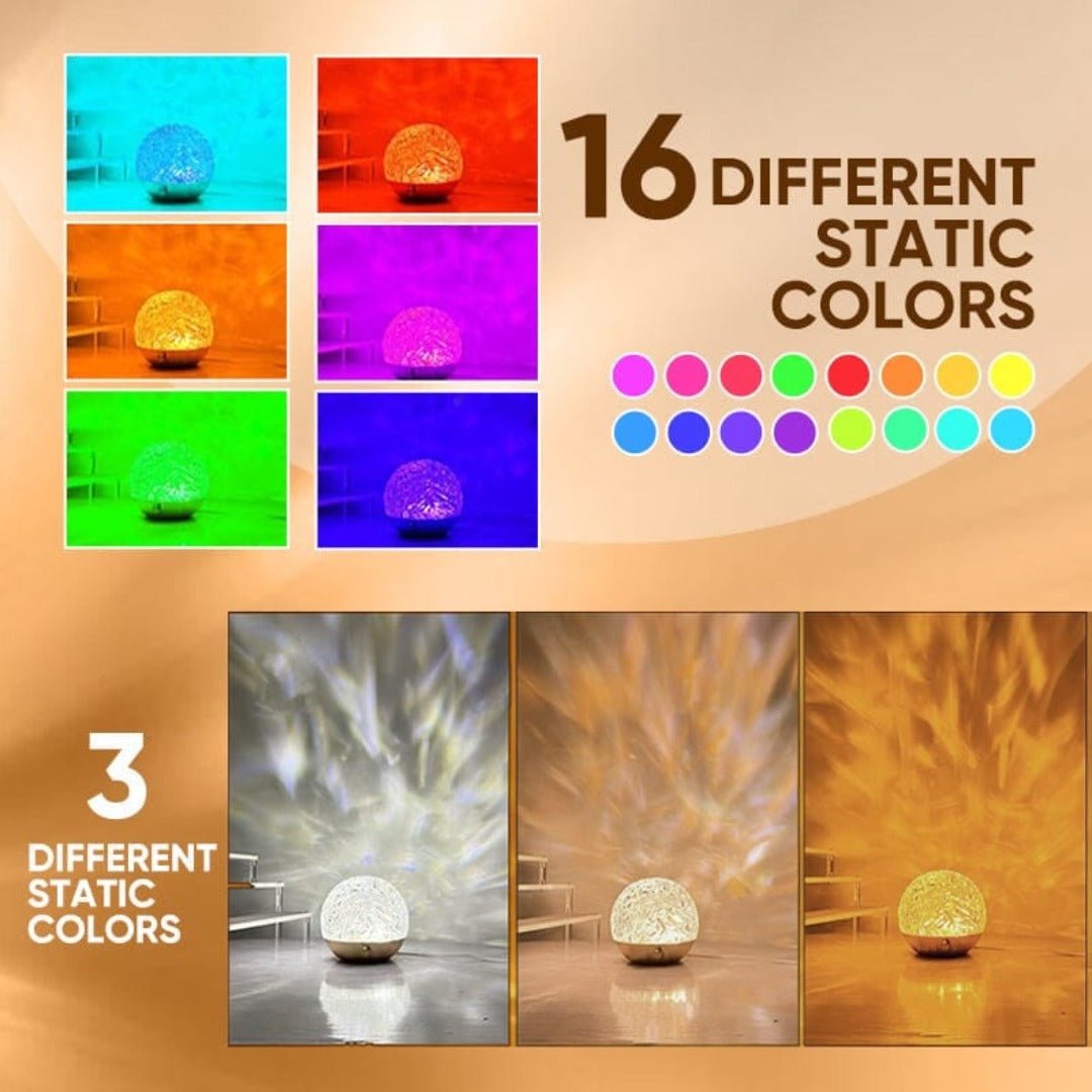 BowLift | Magic Waves | Dynamic Water Wave Projection Mood Lamp