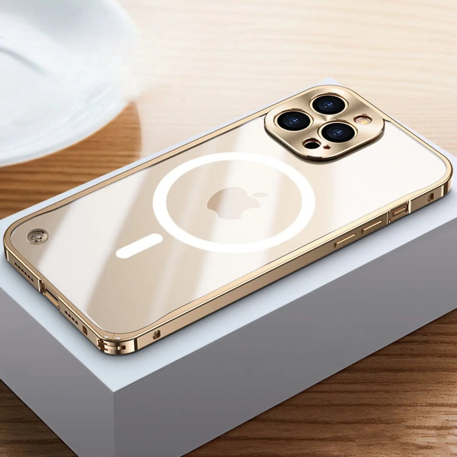 BowLift | Metal Luxury MagSafe Case for iPhone Pro Max - Slim and Stylish Design with Maximum Protection