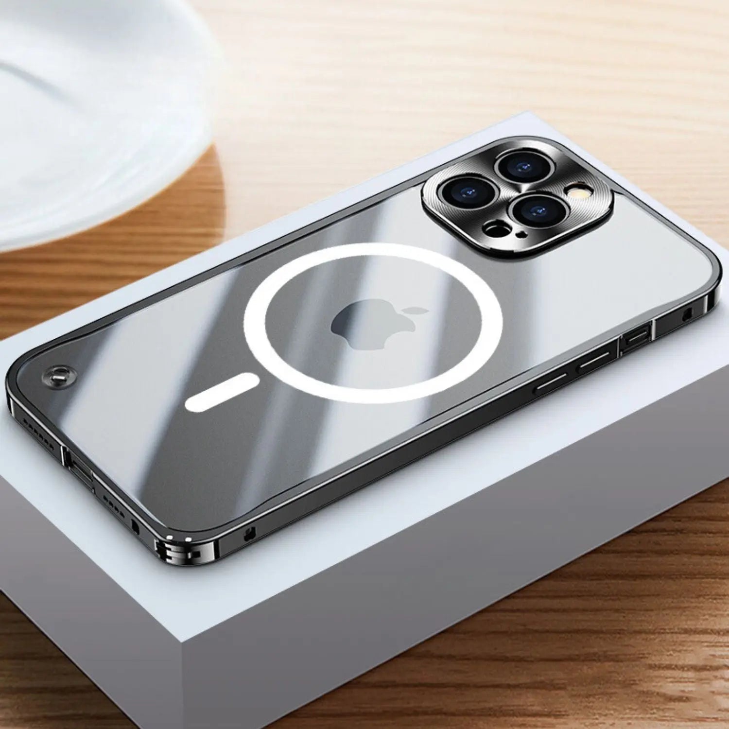 BowLift | Metal Luxury MagSafe Case for iPhone Pro Max - Slim and Stylish Design with Maximum Protection