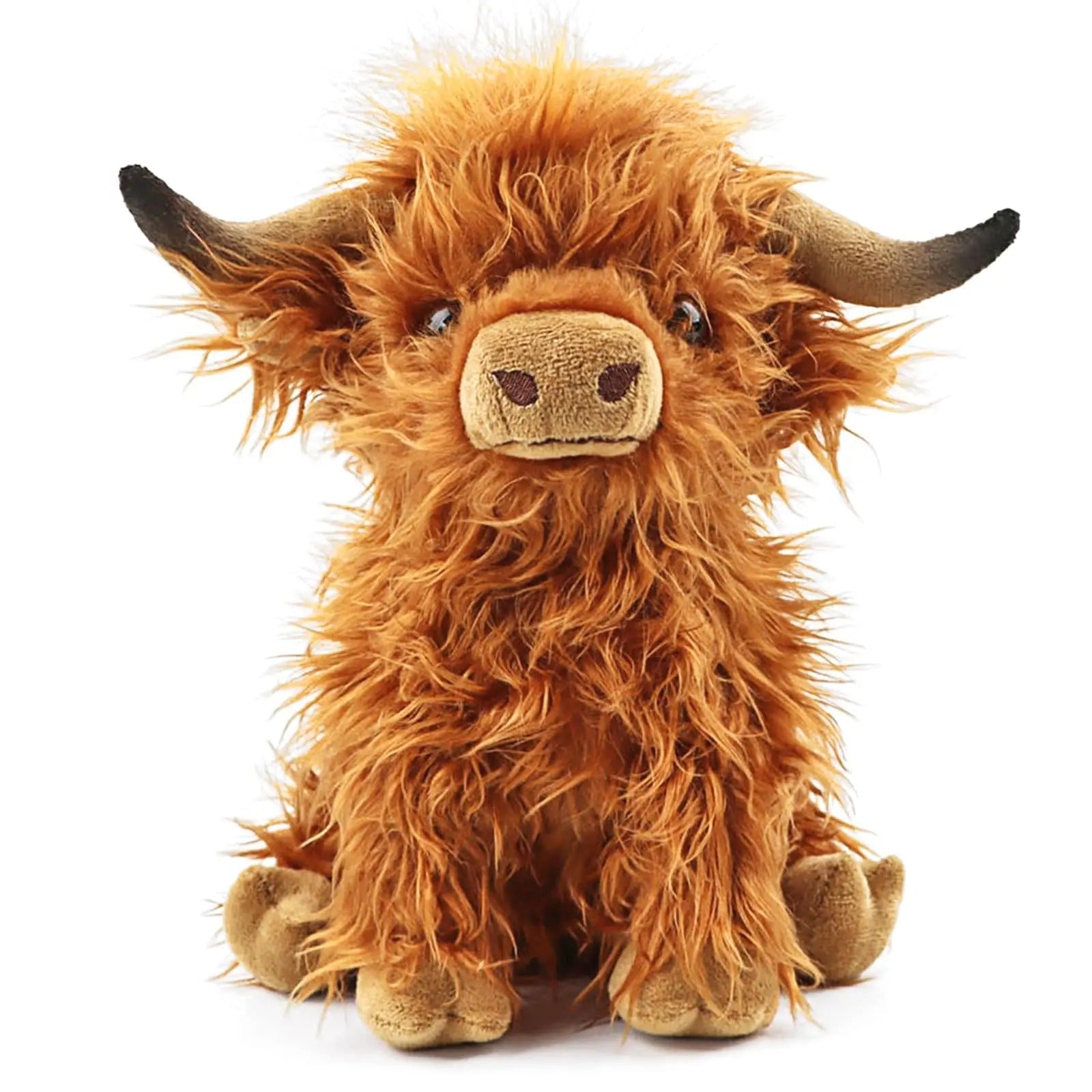 BowLift | Fluffy Highland Cuddle – Soft Cow for Young and Old