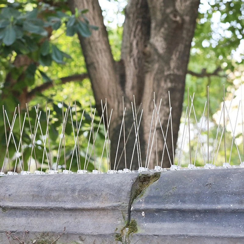 BowLift | 1PC Stainless Steel Pigeon Spikes And Bird Repeller Deterrent 25cm Balcony Anti-bird Repellent Thorn Nail Kit Pest Control