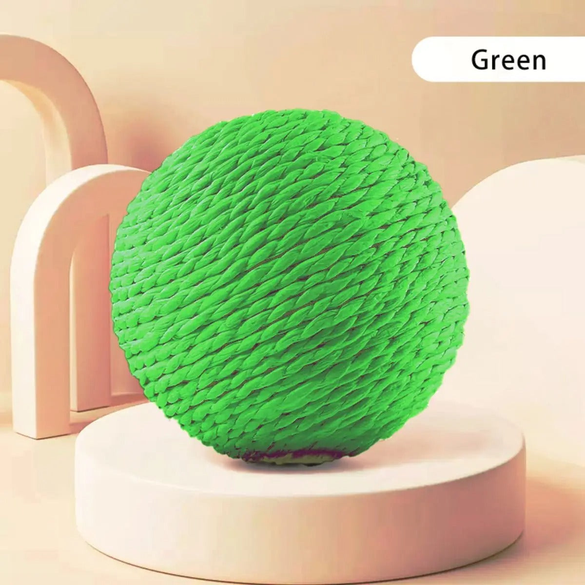 10CM Interactive Sisal Cat Scratching Ball Bowlift