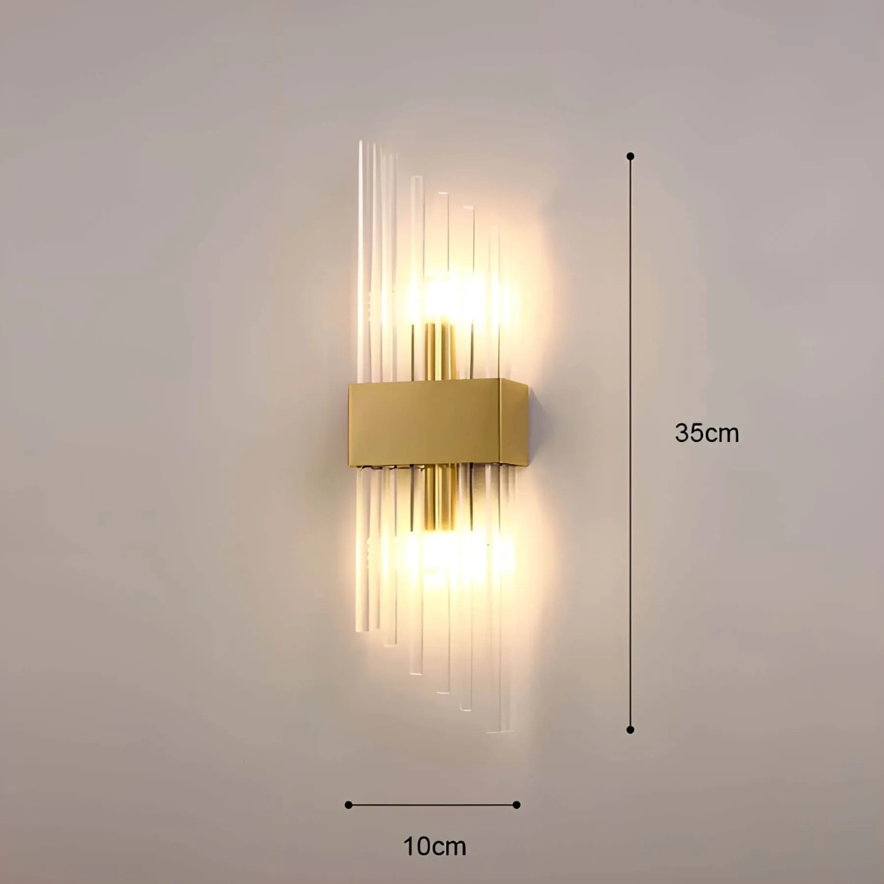 BowLift | Wall lamp with crystal decoration