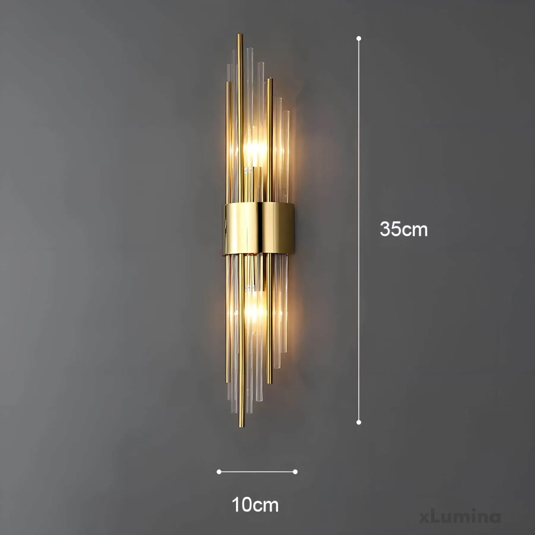 BowLift | Wall lamp with crystal decoration