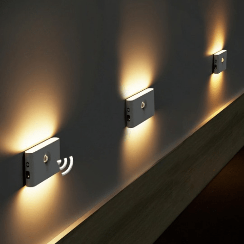 BowLift | Wireless LED Night Lights with Motion Sensor | USB Rechargeable | Soft Warm Light