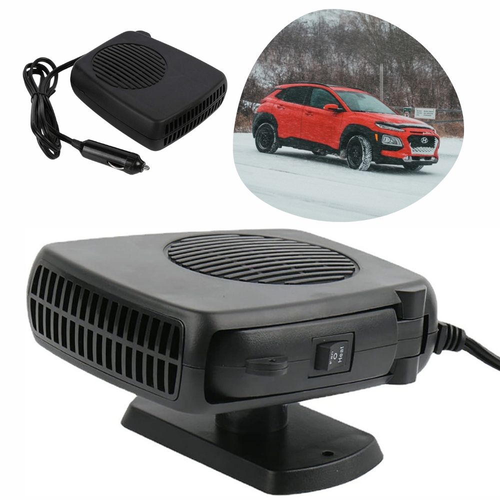 BowLift | TurboHeat | 12V Car Heater – 150W/300W Ceramic Fan Heater, Portable Car Defroster & Warmer