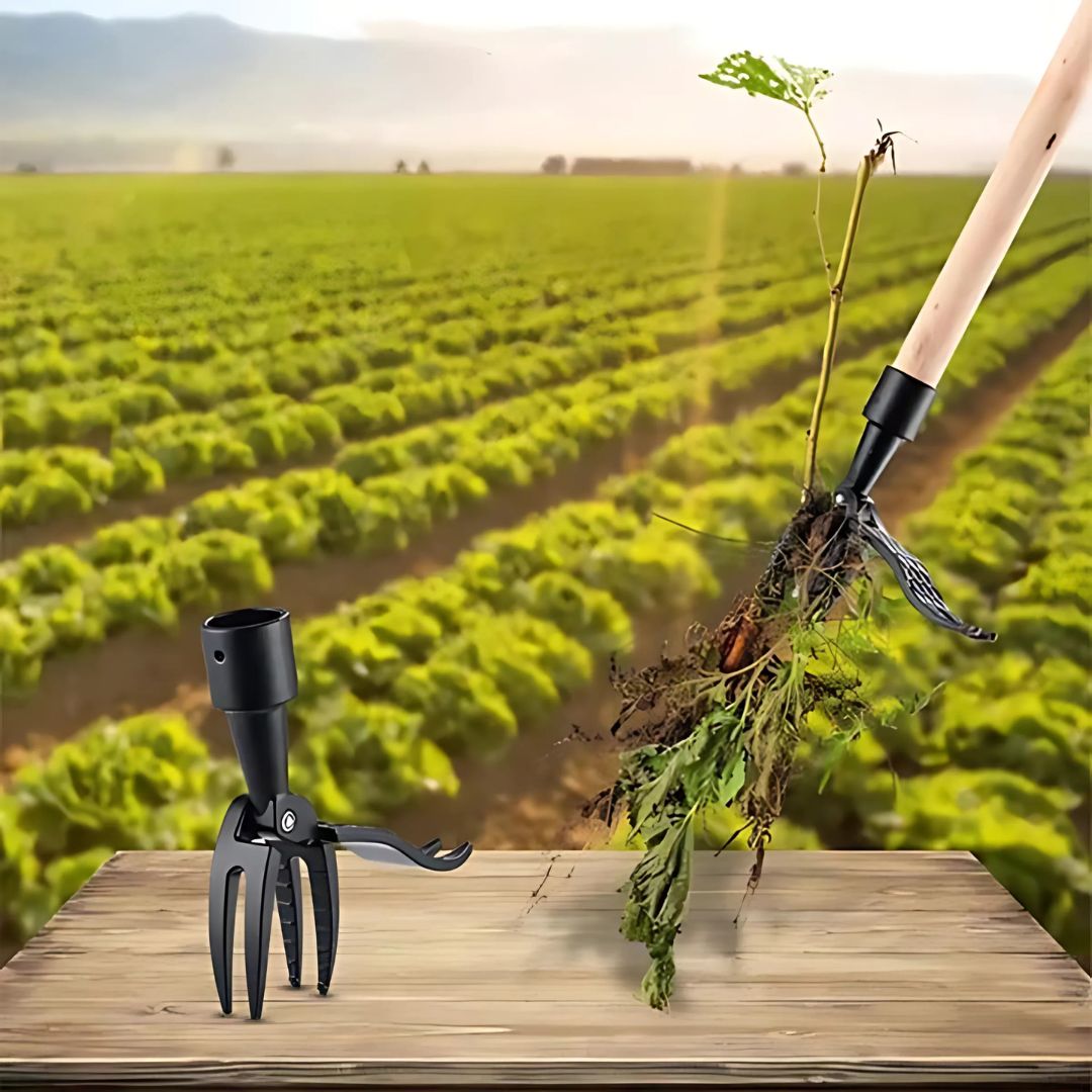 BowLift | Ergonomic Weeding Tool | High-Strength Steel Claws for Effortless Weed Removal in Gardens