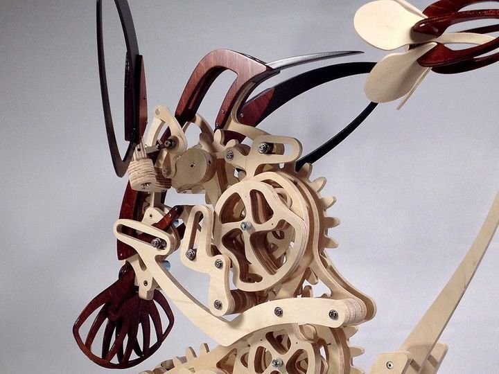 BowLift | 3D Wood Mechanical Hummingbird and Wood Mechanical Turtle