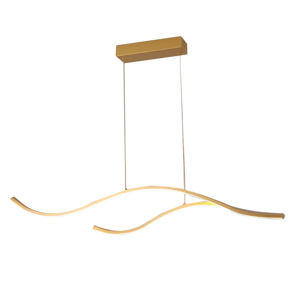 BowLift | Designer LED Ceiling Lamp with Wavy Curved Shape