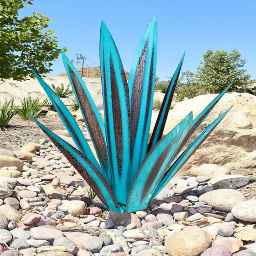 BowLift | Handmade Agave Decorative Plant, Natural Polystone Design
