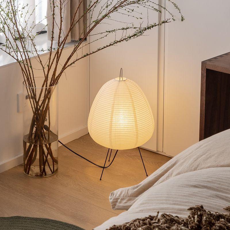 BowLift | Japanese floor lamp made of rice paper for a cozy atmosphere