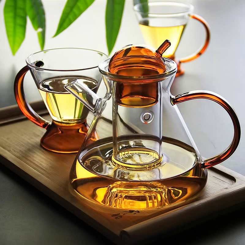 BowLift | Nordic Glass Teapot/Cup