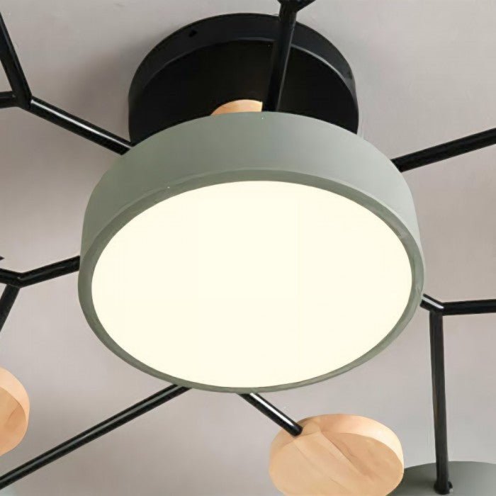 BowLift | NordicGlow Branched LED Ceiling Light - Elegant Nordic Style