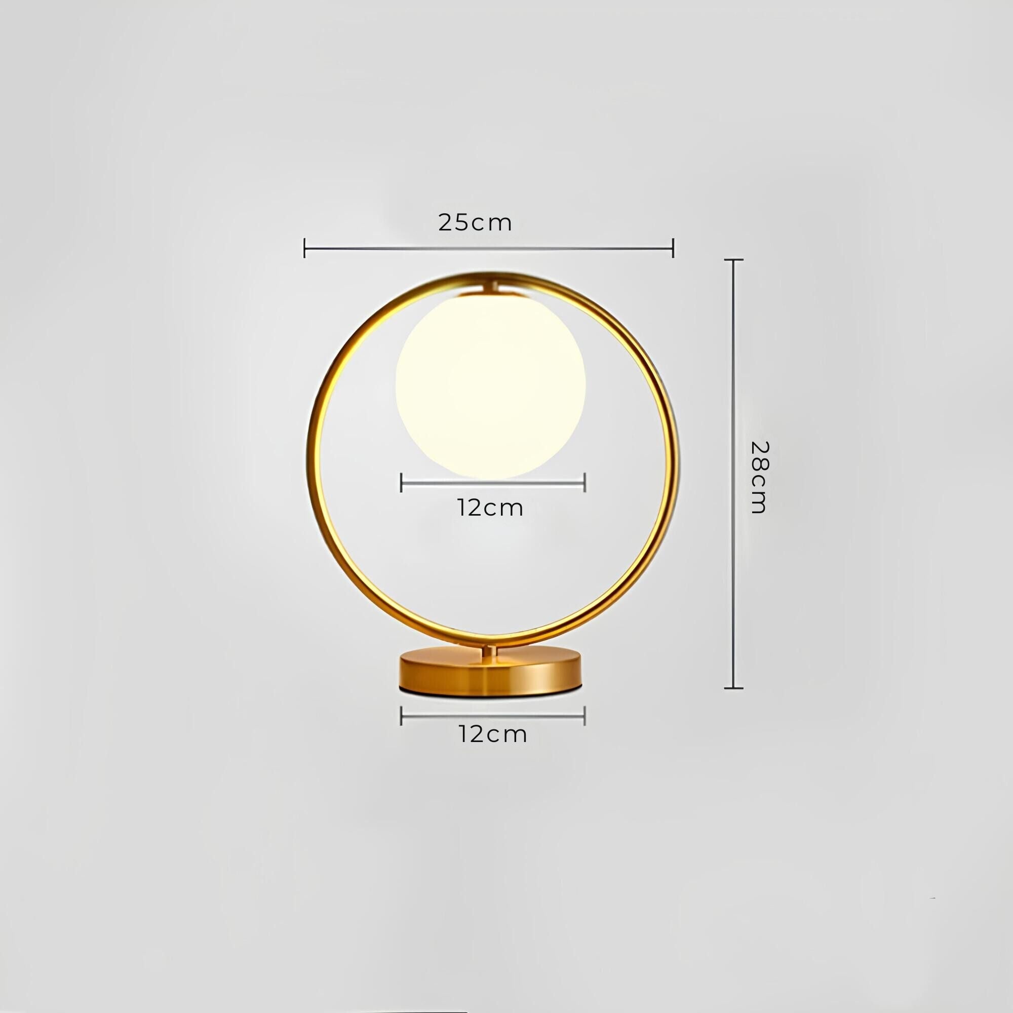 BowLift | Glass Table Lamp