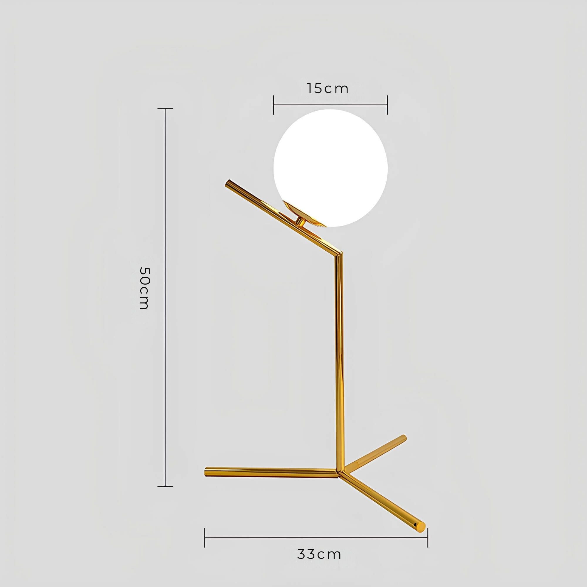 BowLift | Glass Table Lamp