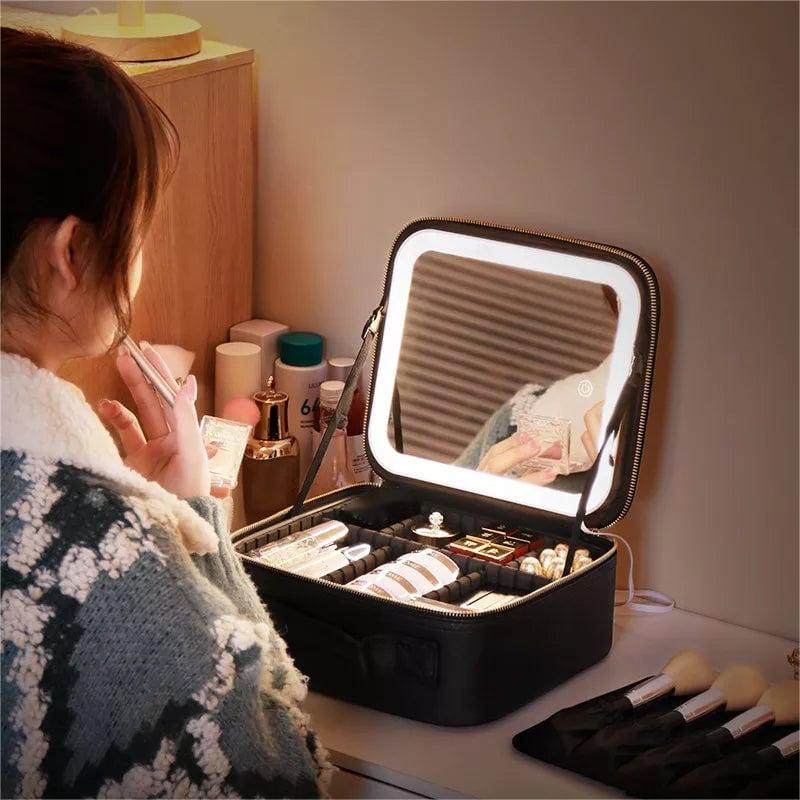 BowLift | GlamBolt️ | Radiant on the go with LED makeup bag