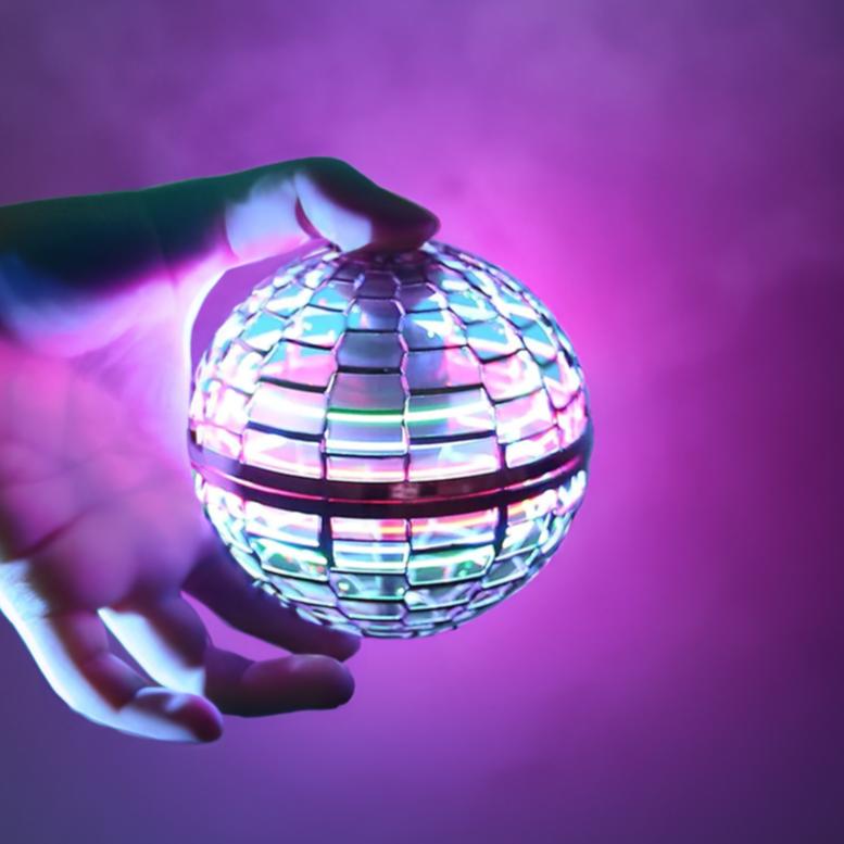 BowLift | Original Flying Orb Ball | Aerodynamic Gyroscopic Boomerang Mechanism | RGB LED Induction Flight System | Impact-Resistant Polypropylene Outer Shell | USB-Rechargeable Kinetic Drone
