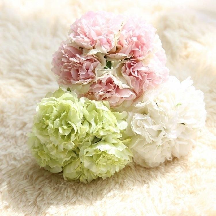 BowLift | Elegant Peony Silk Flower Bundle - Set of 5 Heads