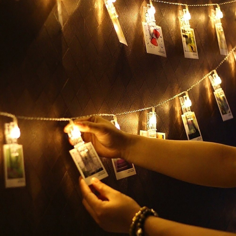 BowLift | Photo Clips LED Fairy String Lights for Pictures