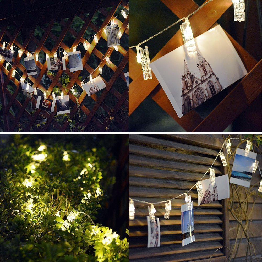 BowLift | Photo Clips LED Fairy String Lights for Pictures