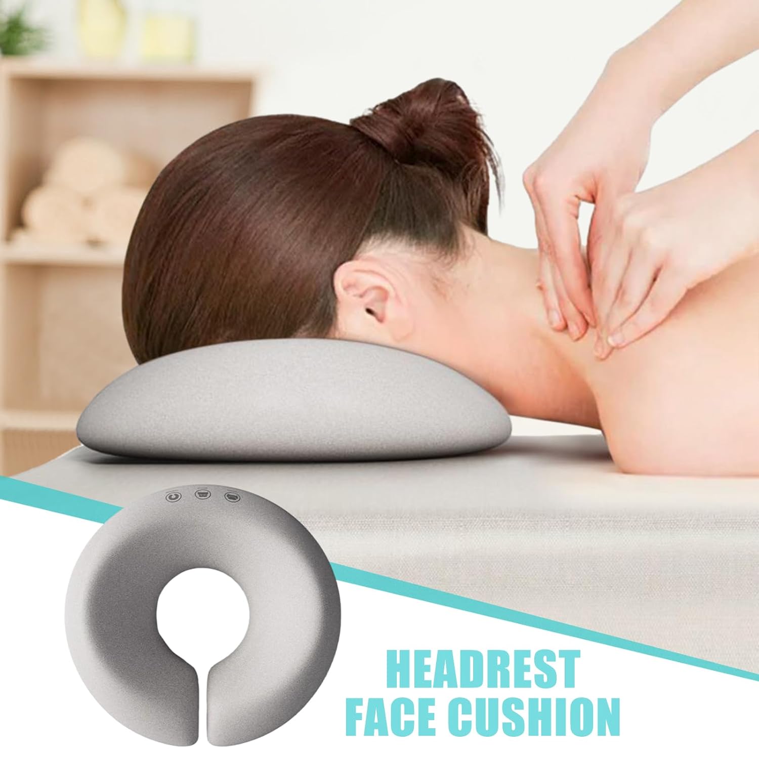 BowLift | Ergonomic Massage Table Headrest Pillow