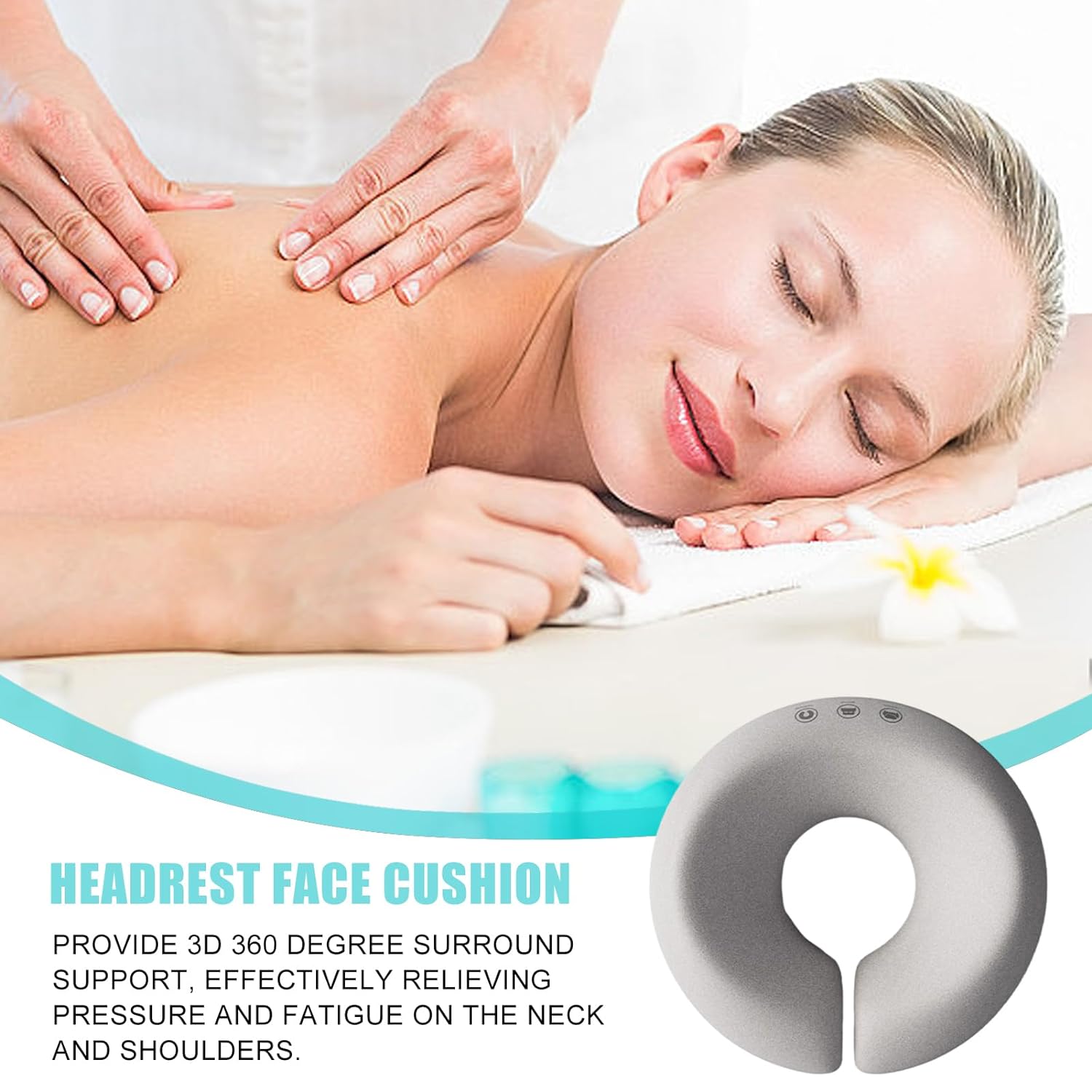 BowLift | Ergonomic Massage Table Headrest Pillow