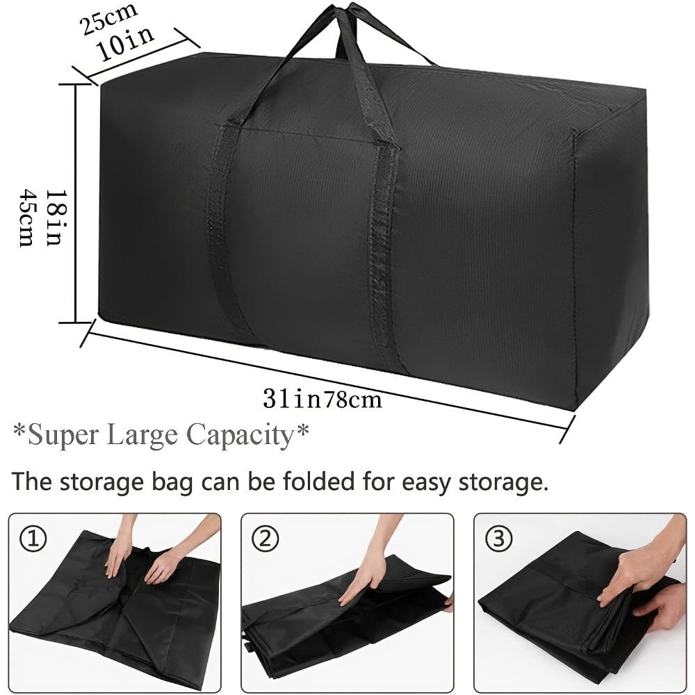 BowLift | 2 Pieces Large Capacity Moving Bag, With Strong Zippers & Carry Handles, Storage Bag For Clothing, Moving Supplies, Space Saving Storage Bag Organizer, Suitable For Moves, Travel, Packing