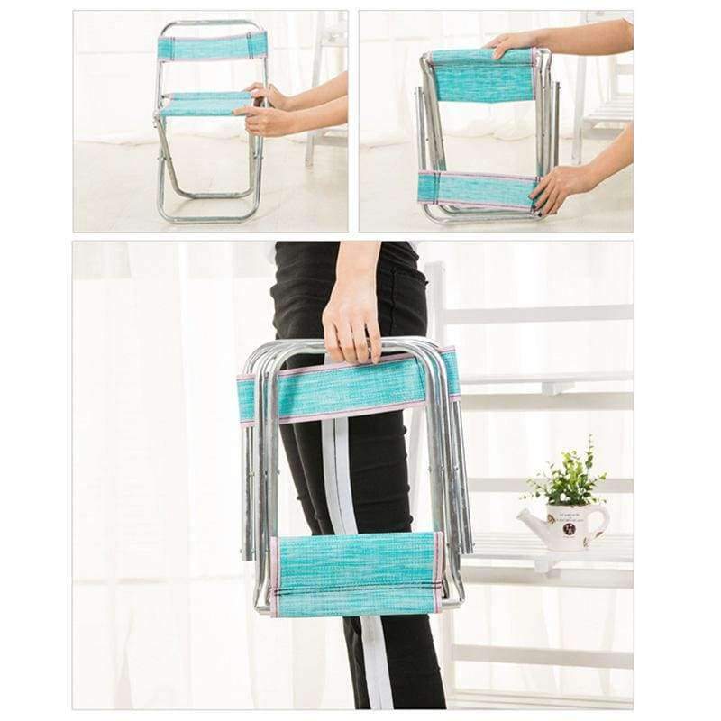 BowLift | Outdoor Chairs Children Adults Garden Furniture Beach Chair Ultralight Seat Fishing Stool Made of Stainless Steel Portable Picnic Chair