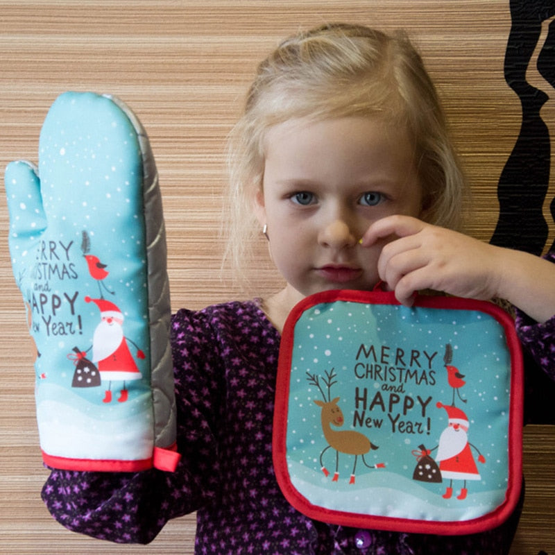 BowLift | Heat Resistant Christmas Oven Mitts