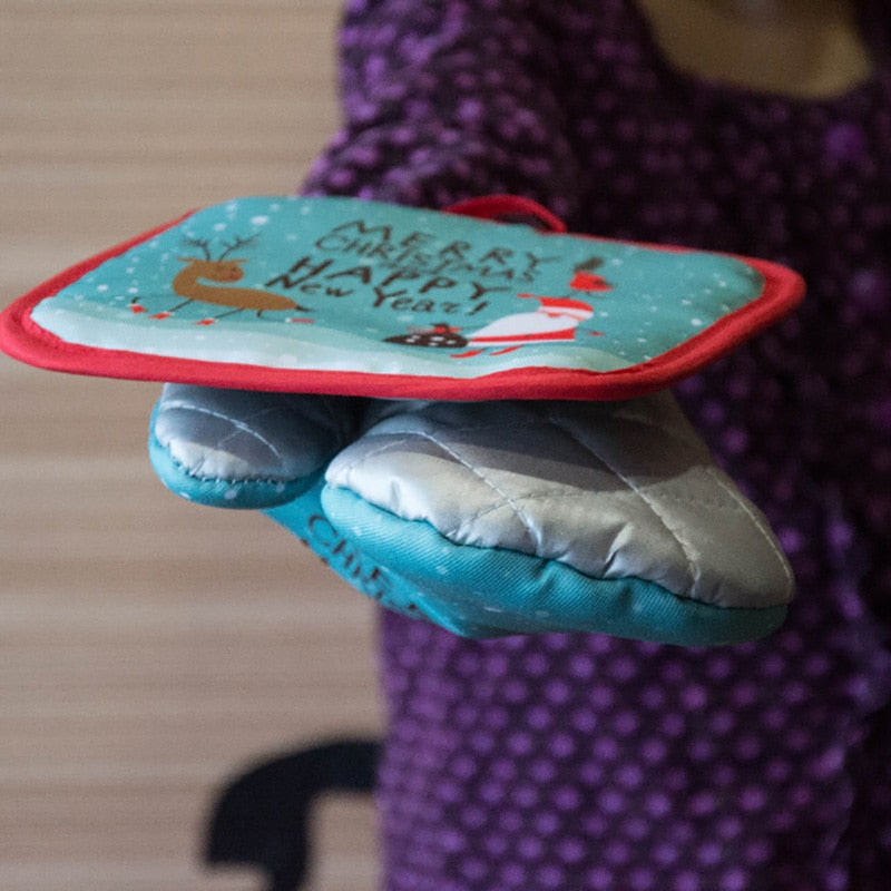 BowLift | Heat Resistant Christmas Oven Mitts