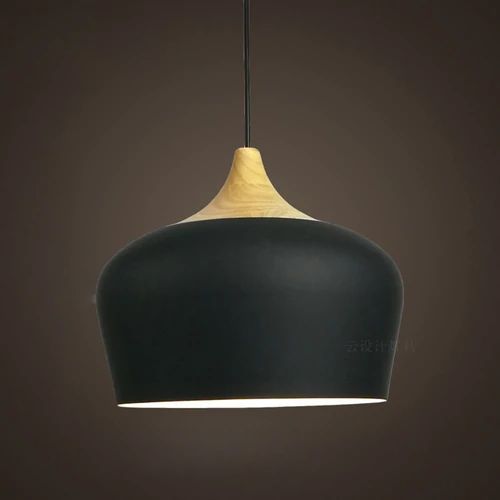 BowLift | Pendant lights made of metal and wood in delicate pastel shades
