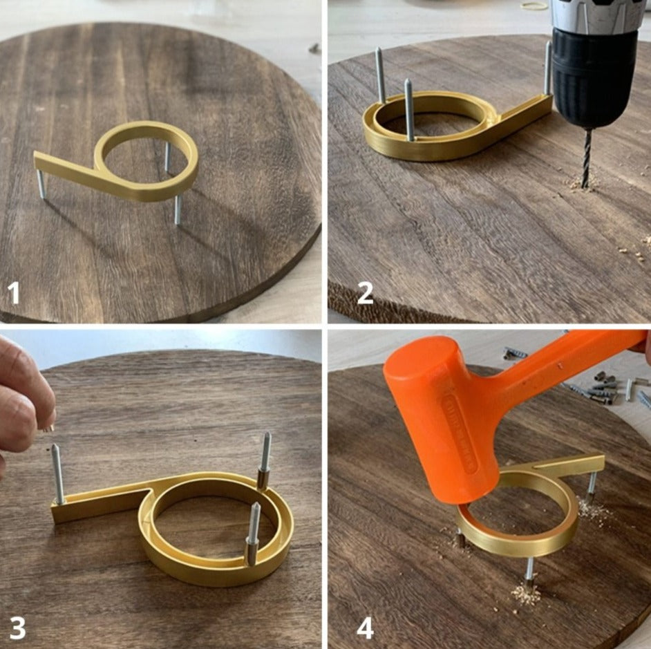 BowLift | Gold Modern House Numbers