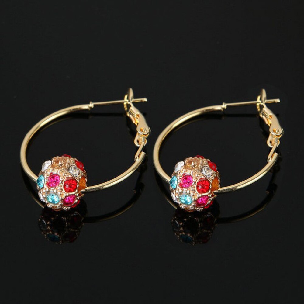 BowLift | Fashion Austrian Crystal Ball Gold/Silver Earrings