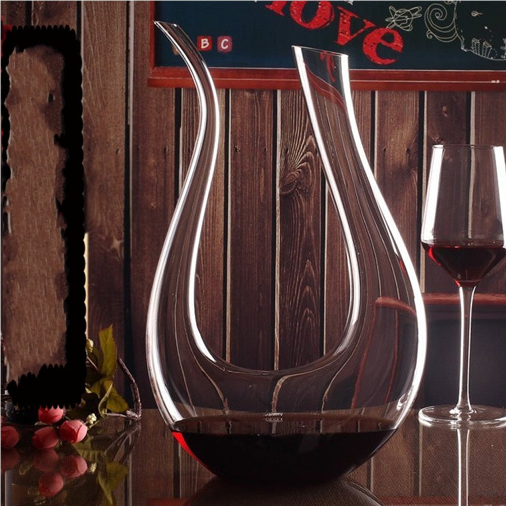 BowLift | Handmade Crystal Unique Wine Decanter