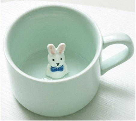 BowLift | 3D Creative Cartoon Animal Ceramic Mugs