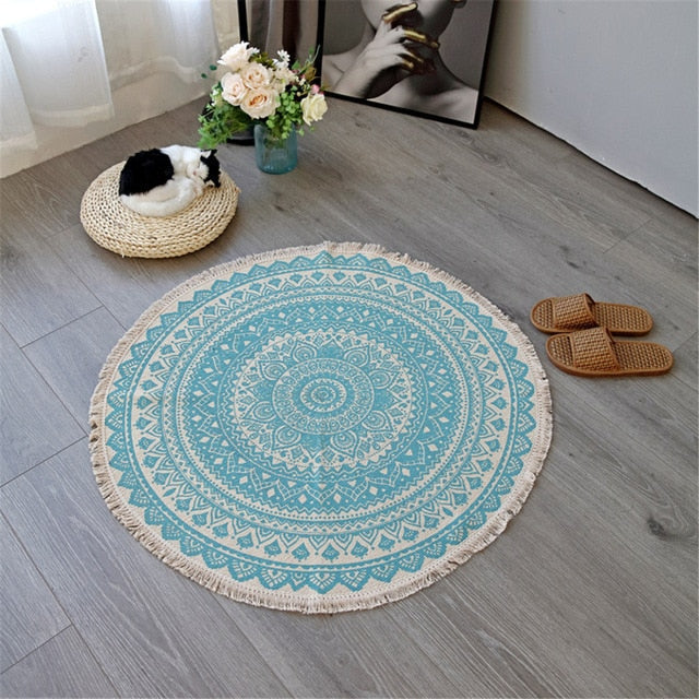 BowLift | Mira Mandala Accent Rug