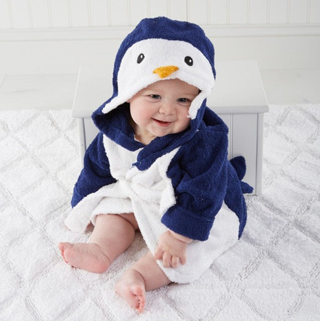 BowLift | Hooded towel with animal motif