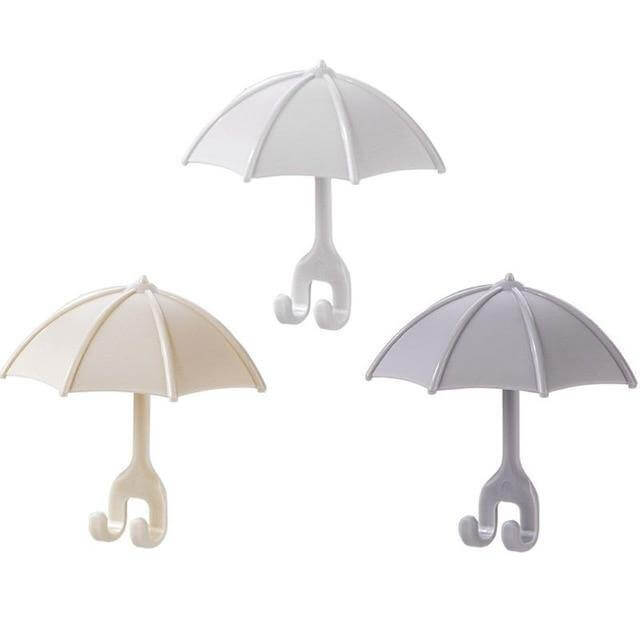 BowLift | 3pcs Set Cute Umbrella Toothbrush Hook