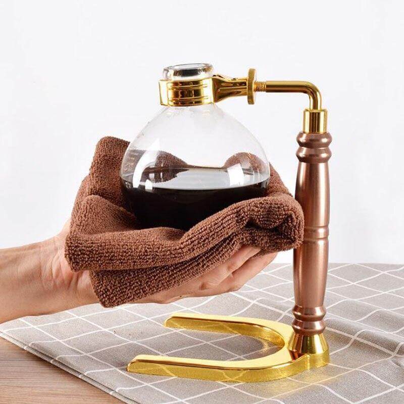 BowLift | Elegant Glass Siphon Coffee Maker