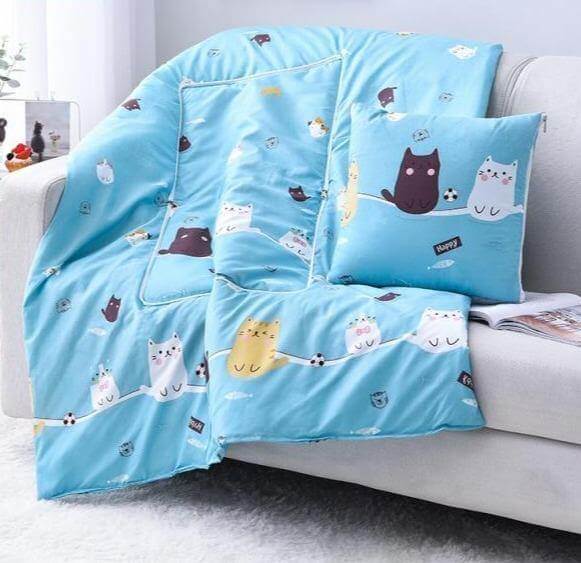 BowLift | 2In1 Colorful Cartoon Pillow Blanket