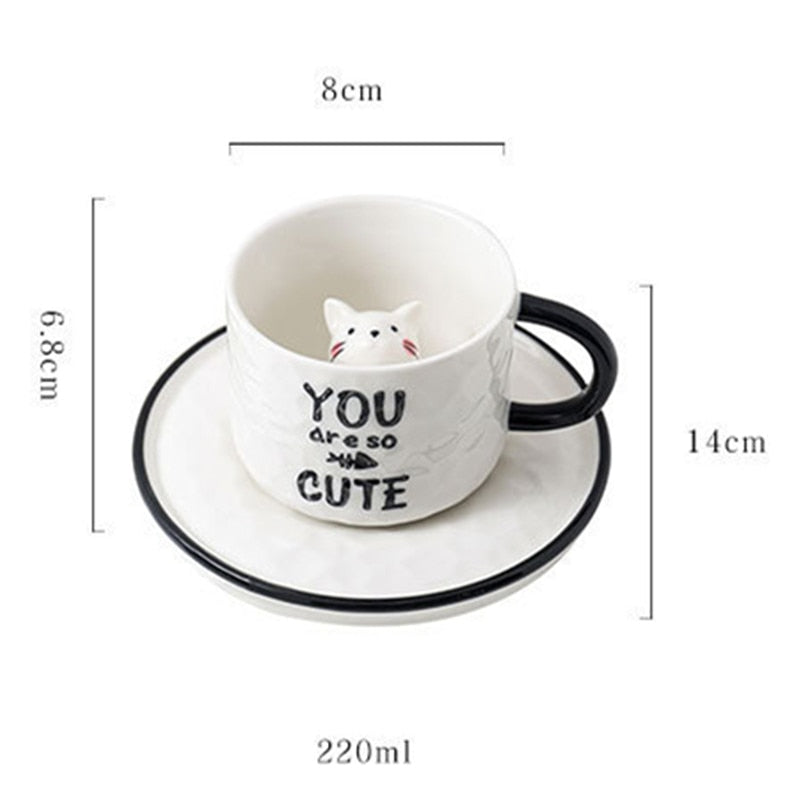 BowLift | 3D Cute Pet Ceramic Mug