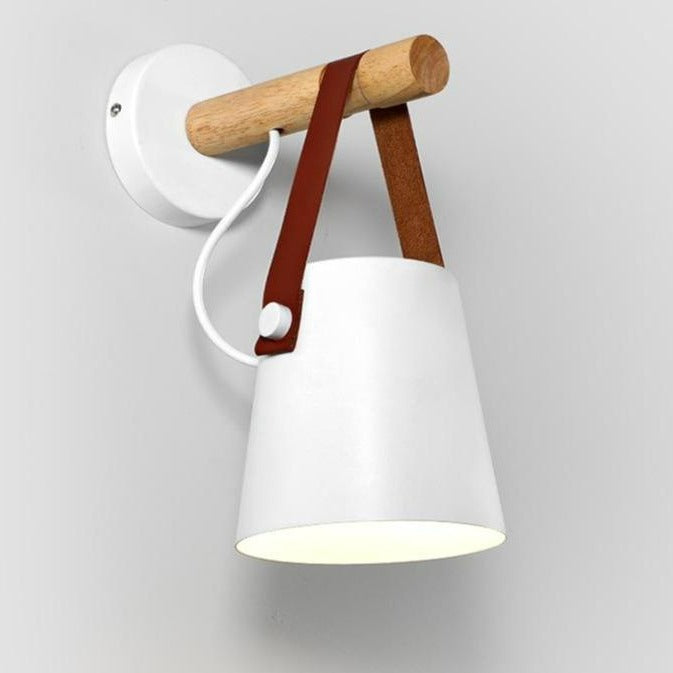 BowLift | Wood Nordic Hanging Wall Lamp