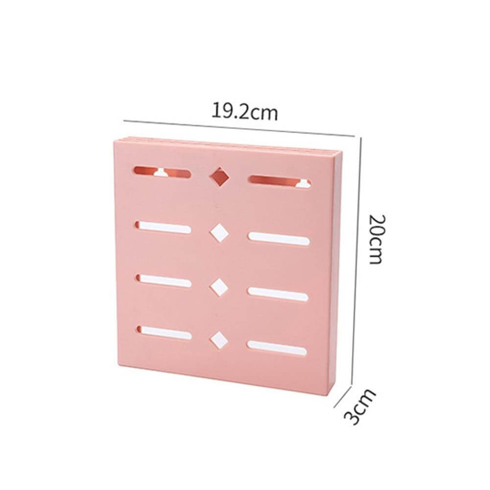BowLift | 2PCS Square Pastel Mavi Wall-Mounted Knife Organizer