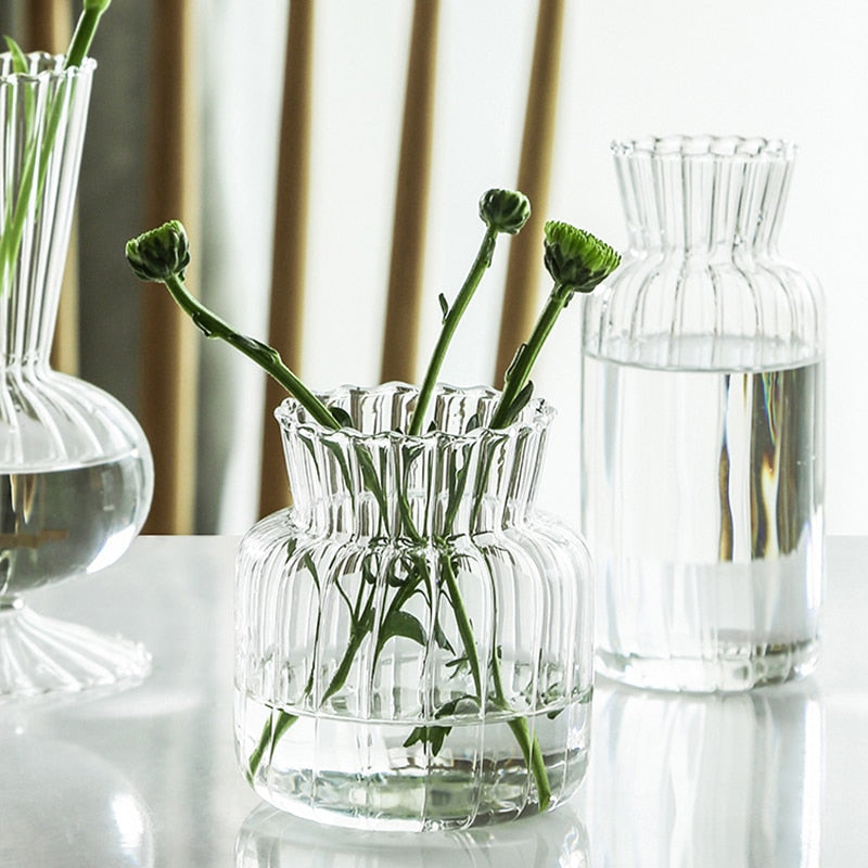 BowLift | Petal-Textured-Glass Accents & Vases