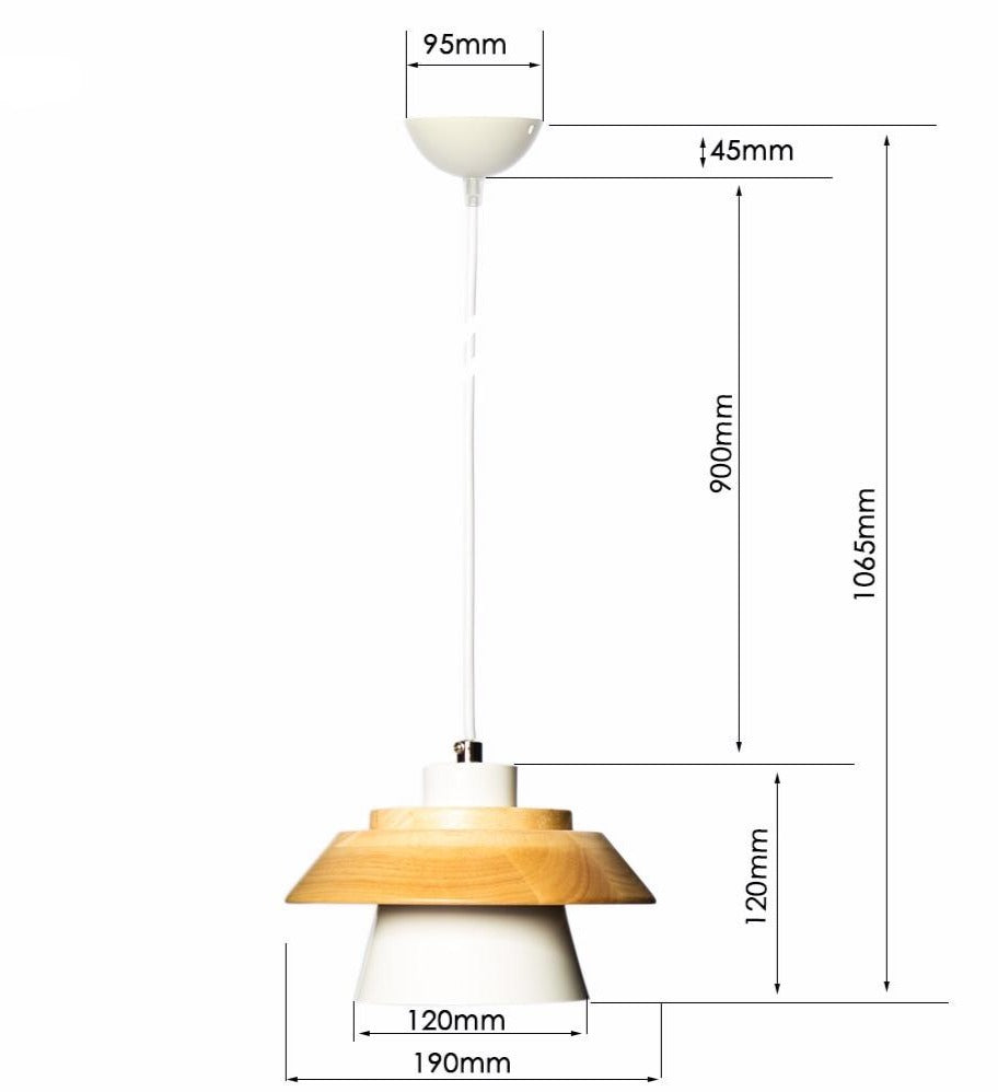BowLift | Modern Nordic Wooden Pendant Light