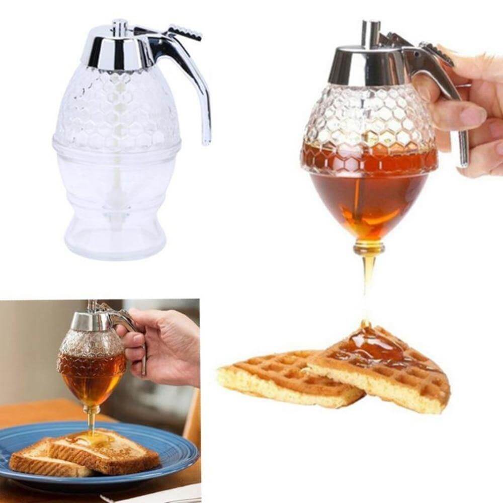 BowLift | Honeycomb Jar Honey Dispenser