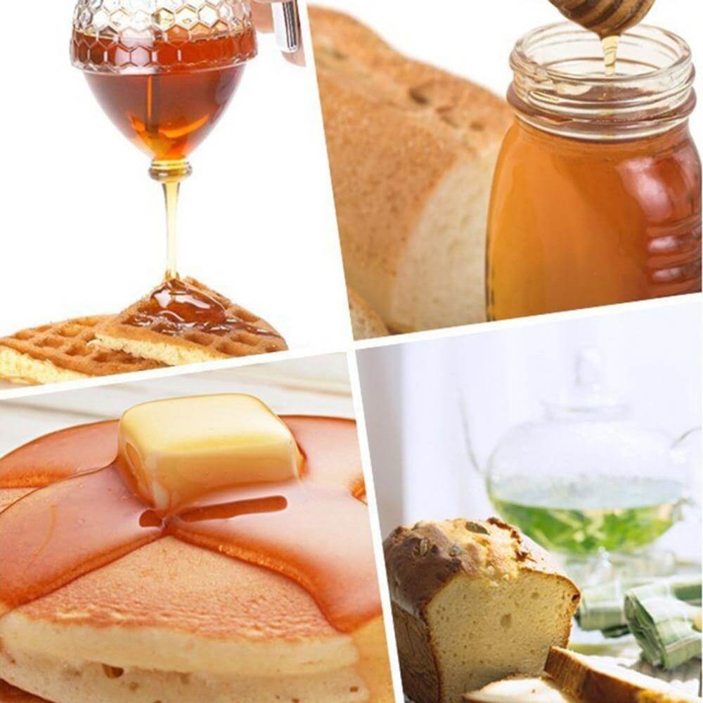 BowLift | Honeycomb Jar Honey Dispenser