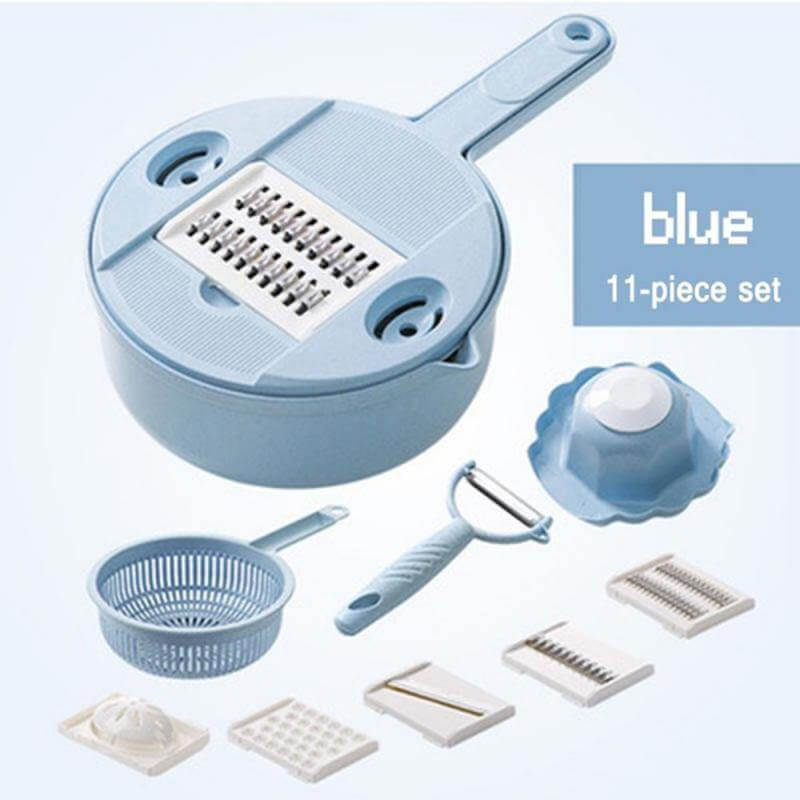 BowLift | 11pcs Multifunctional Stainless Steel Vegetable Slicer Kit