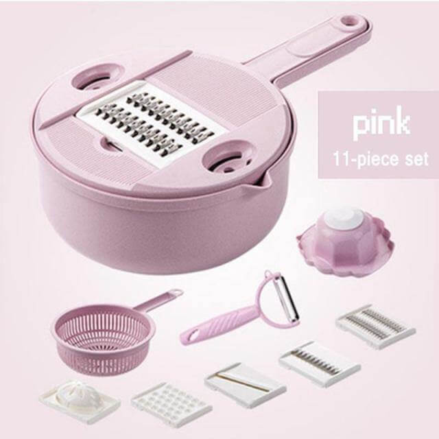 BowLift | 11pcs Multifunctional Stainless Steel Vegetable Slicer Kit