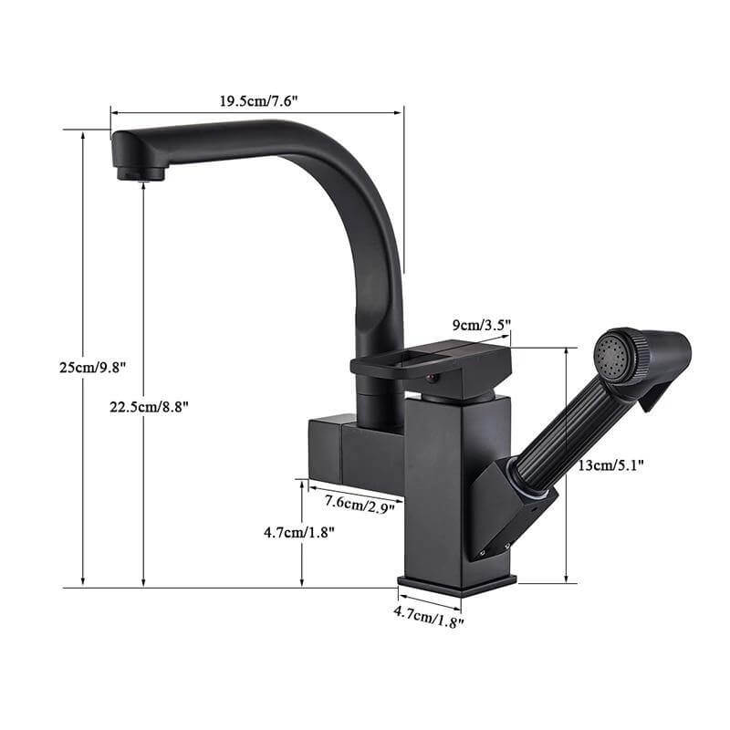 BowLift | 2in1 Elegant 360 Rotating Sink Faucet